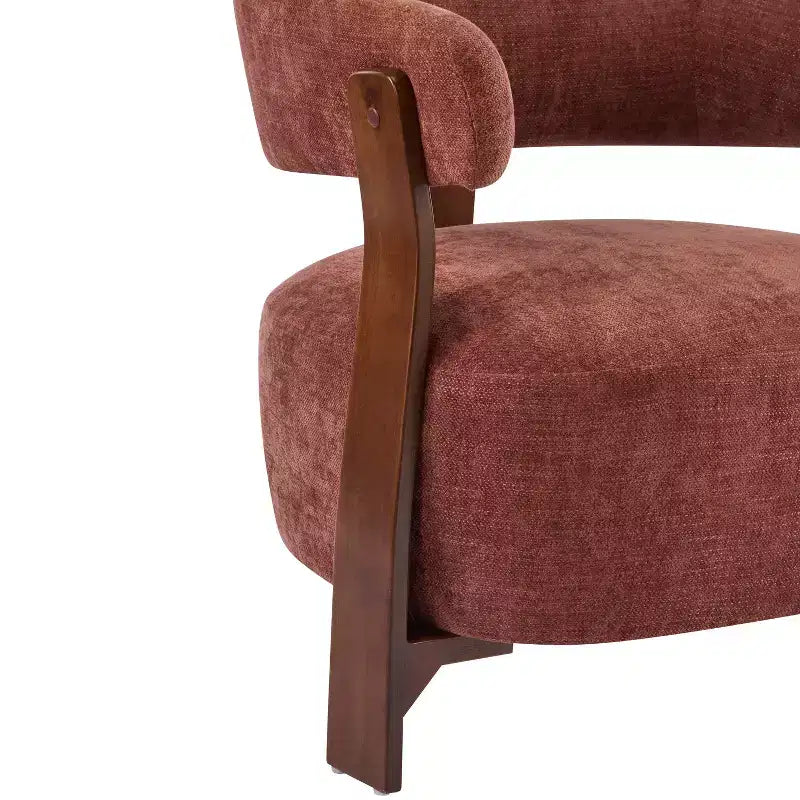 Christopher Knight Home Arnaud Bent Wood modern Upholstered Accent Chair
