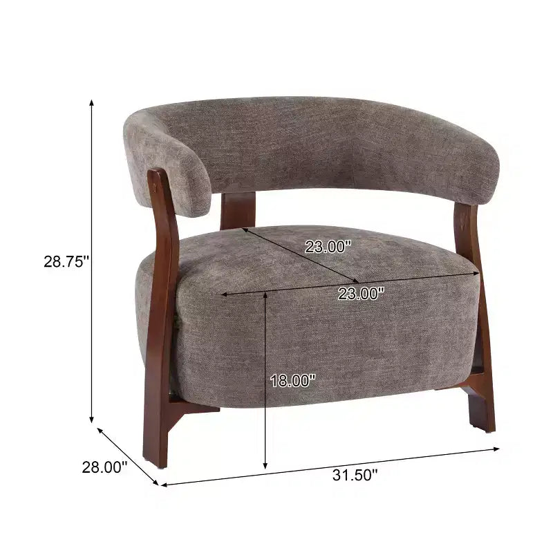 Christopher Knight Home Arnaud Bent Wood modern Upholstered Accent Chair