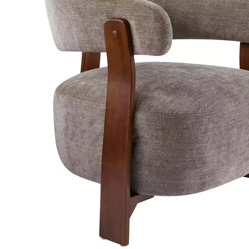 Christopher Knight Home Arnaud Bent Wood modern Upholstered Accent Chair