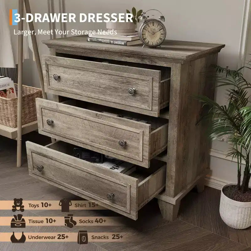 Commode à 3/6/7 tiroirs, commode de rangement en bois avec poignées en métal exquises, commode au design moderne pour chambre à coucher, salon, entrée