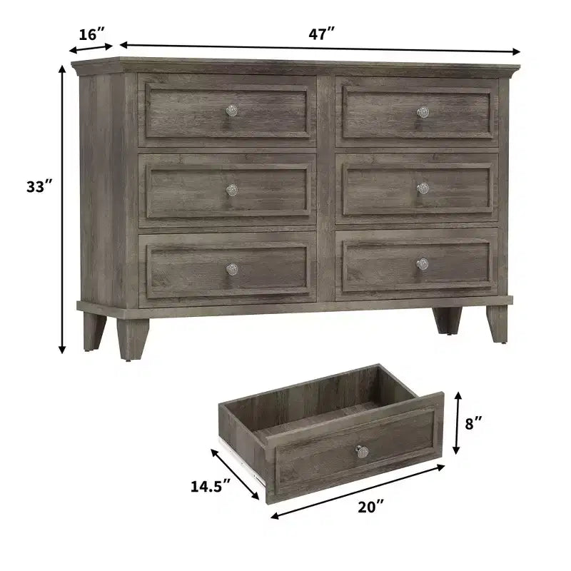 Commode à 3/6/7 tiroirs, commode de rangement en bois avec poignées en métal exquises, commode au design moderne pour chambre à coucher, salon, entrée