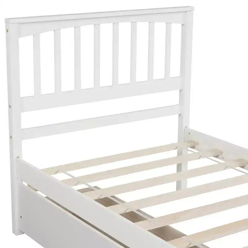 Lit plateforme deux places avec 2 tiroirs pour chambre et chambre d'amis