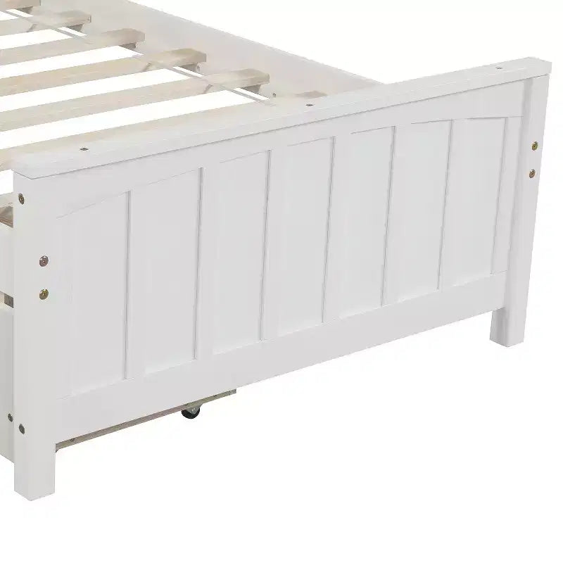 Lit plateforme deux places avec 2 tiroirs pour chambre et chambre d'amis