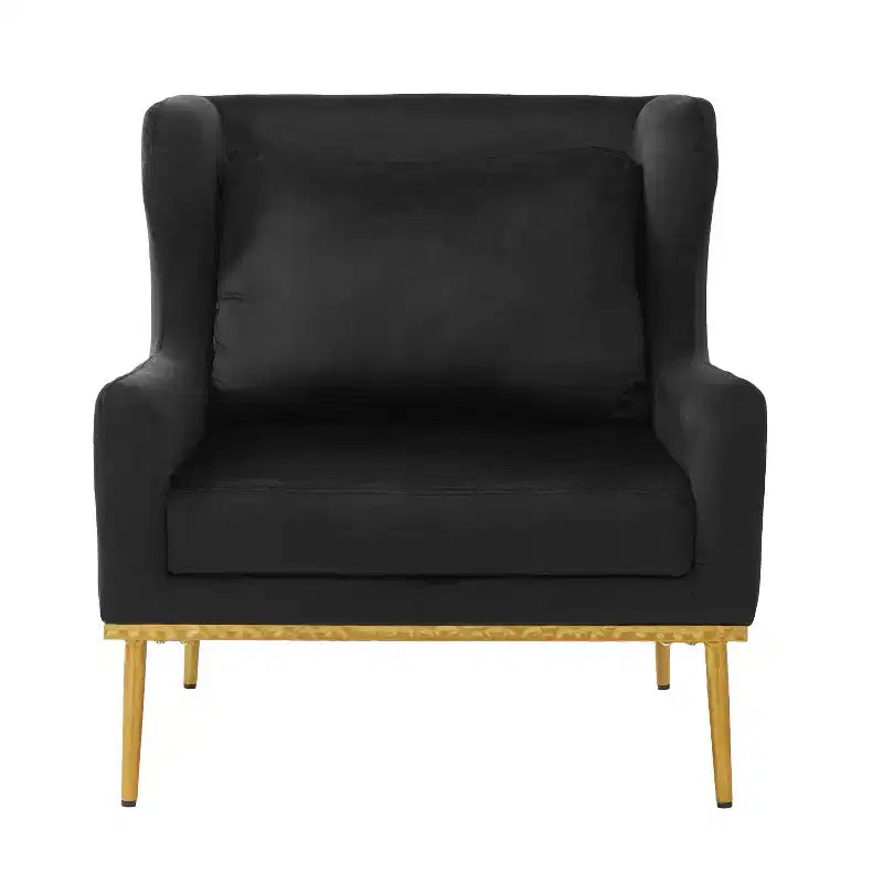 Fauteuil Galina en Velours Moderne avec Oreiller Christopher Knight Home