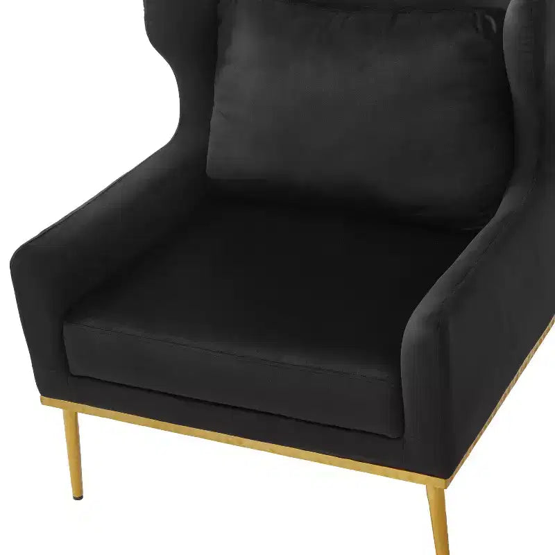 Fauteuil Galina en Velours Moderne avec Oreiller Christopher Knight Home