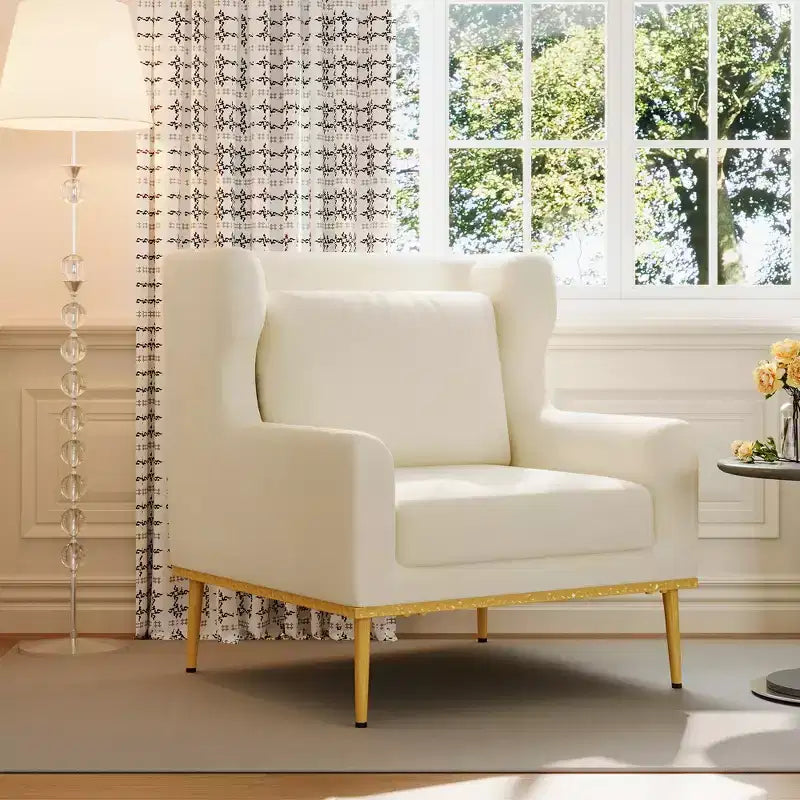 Fauteuil Galina en Velours Moderne avec Oreiller Christopher Knight Home