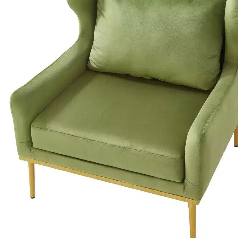 Fauteuil Galina en Velours Moderne avec Oreiller Christopher Knight Home