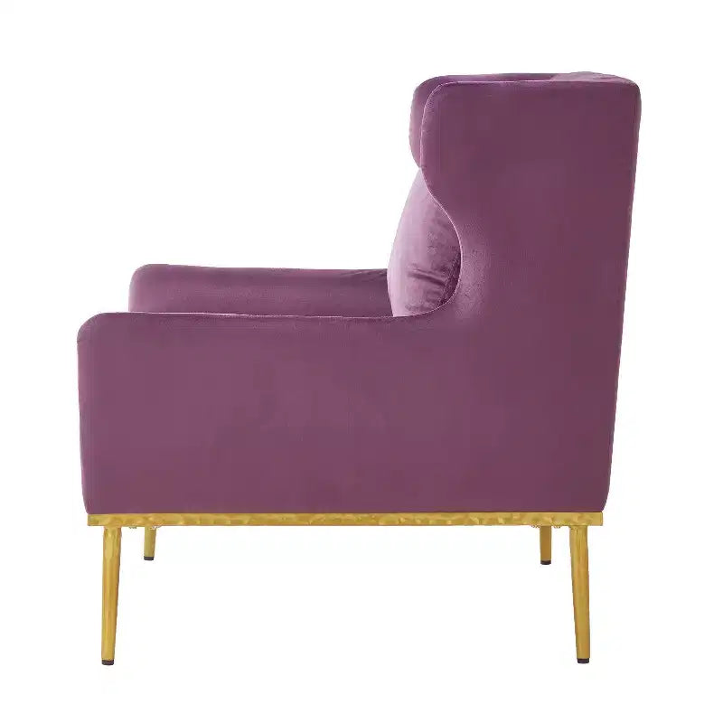 Fauteuil Galina en Velours Moderne avec Oreiller Christopher Knight Home