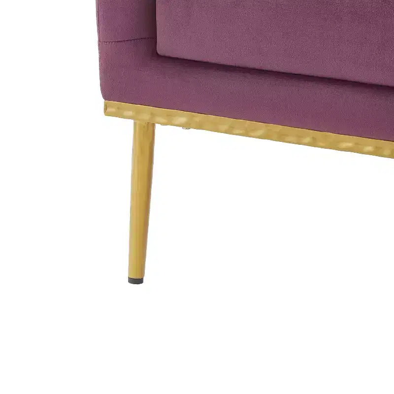 Fauteuil Galina en Velours Moderne avec Oreiller Christopher Knight Home