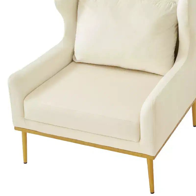 Fauteuil Galina en Velours Moderne avec Oreiller Christopher Knight Home