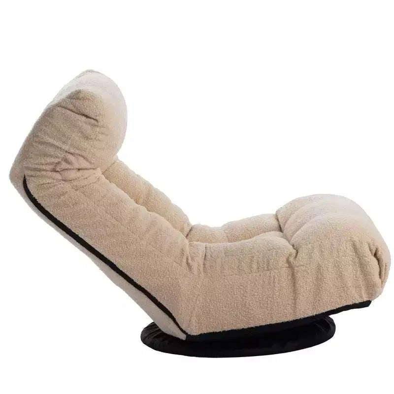 Fauteuil inclinable avec siège à ressort intégré et base rotative ajustable