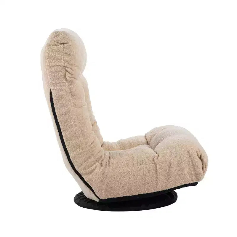 Fauteuil inclinable avec siège à ressort intégré et base rotative ajustable