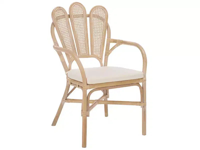 Fauteuil Maki - ACH4904 - Blanc délavé/Ivoire - Safavieh