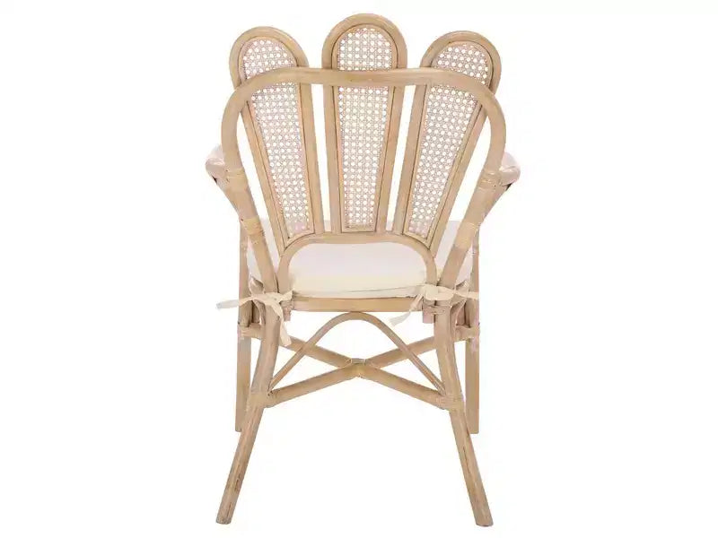Fauteuil Maki - ACH4904 - Blanc délavé/Ivoire - Safavieh