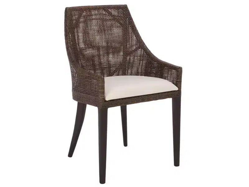 Maro Arm Chair - ACH4905 - Dark Brown/Ivory - Safavieh