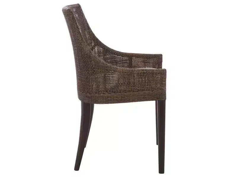 Maro Arm Chair - ACH4905 - Dark Brown/Ivory - Safavieh