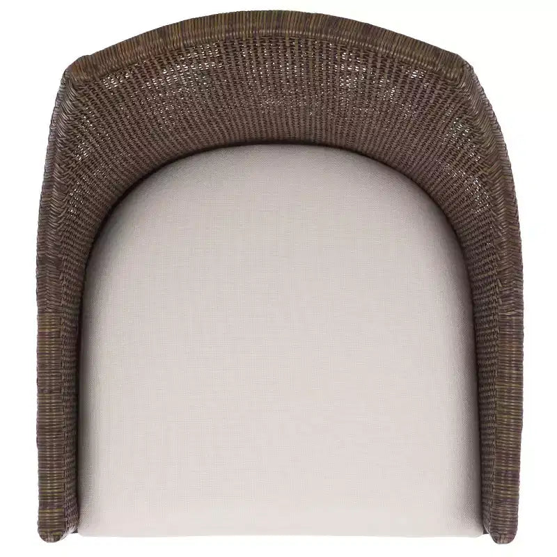 Maro Arm Chair - ACH4905 - Dark Brown/Ivory - Safavieh