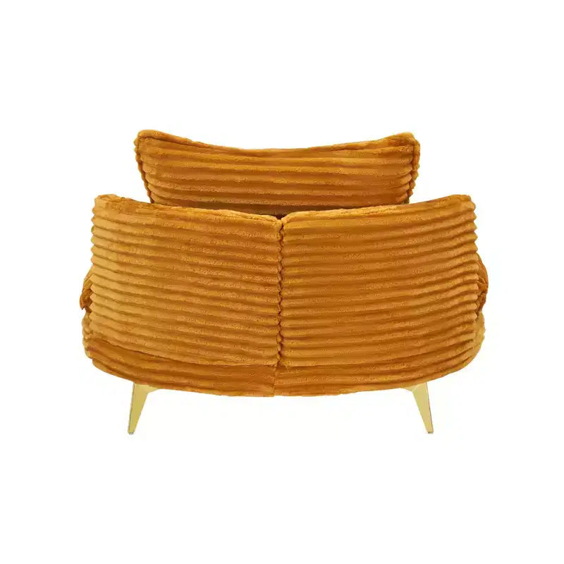 Fauteuil d'appoint moderne avec ottoman, canapé simple surdimensionné rembourré, fauteuil de salon profond avec repose-pieds pour chambre, salon, bureau