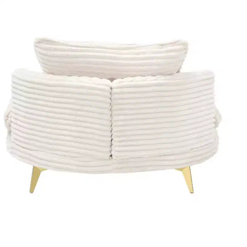 Fauteuil d'appoint moderne avec ottoman, canapé simple surdimensionné rembourré, fauteuil de salon profond avec repose-pieds pour chambre, salon, bureau