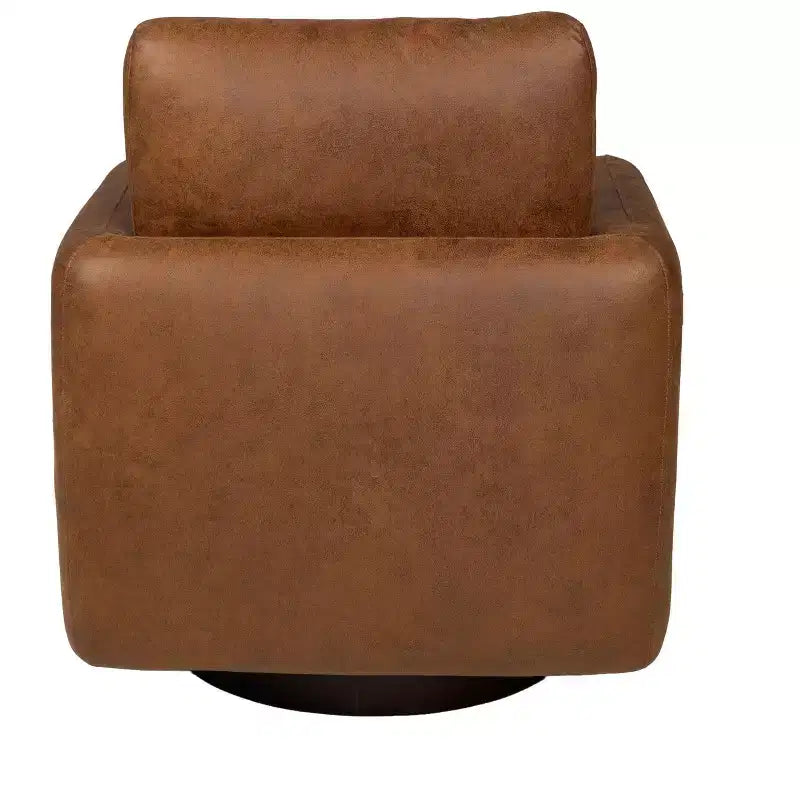 TUYOHW Swivel Accent Chair,Sofa Armchair with Back Pillow,Boucl Upholstery,Modern Low-Profile Lounge Chair for Living Room,Reading Nook,Bedroom