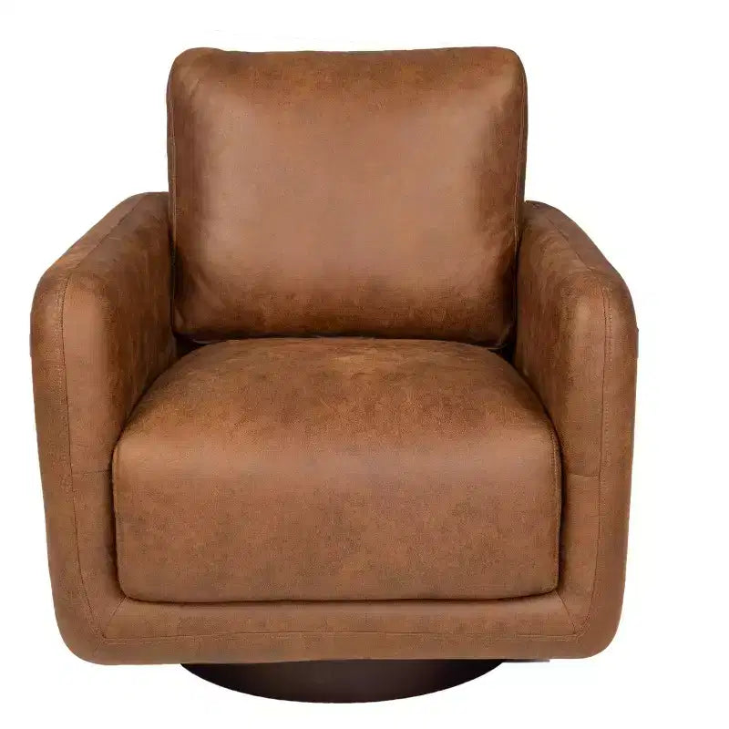 TUYOHW Swivel Accent Chair,Sofa Armchair with Back Pillow,Boucl Upholstery,Modern Low-Profile Lounge Chair for Living Room,Reading Nook,Bedroom