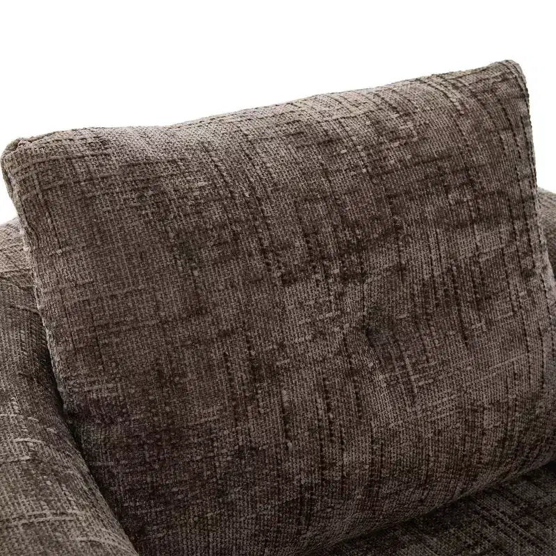 TUYOHW Lounge Chair,Swivel Barrel Sofa Chair with Dual-Layer Cushion,250lbs Capacity,36.6 Round Chenille Accent Chair for Living Room,Office