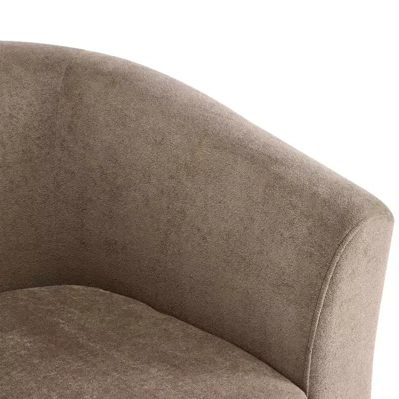Christopher Knight Home Harlow Modern Wooden 360 Swivel Velvet Upholstered Accent Chair