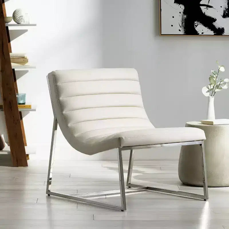 Christopher Knight Home Cael Modern Faux Leather Upholstered Sofa Chair