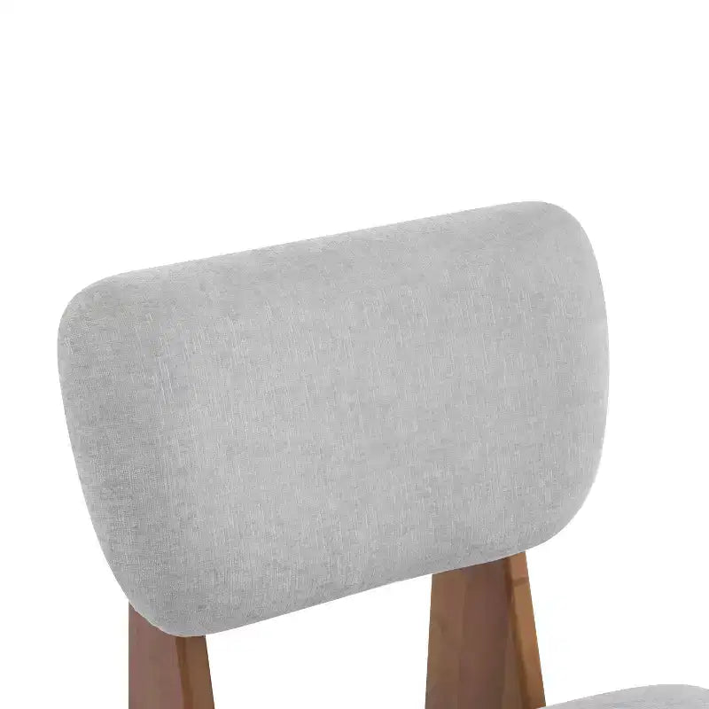 MAYEERTY Set of 2 Modern Lounge Chair, Polyester Upholstery Walnut Base, Living Room Office, Multi-Color