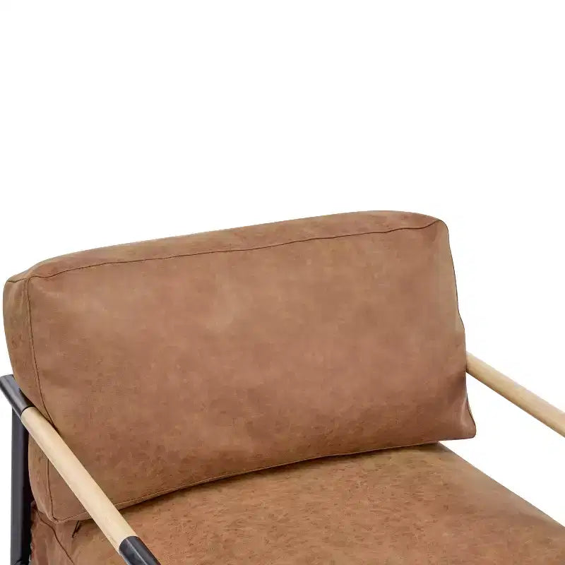 MAYEERTY 27.56 Modern Accent Chair, Plush Cushions Metal Frame, Living Room Office, Multi-Color