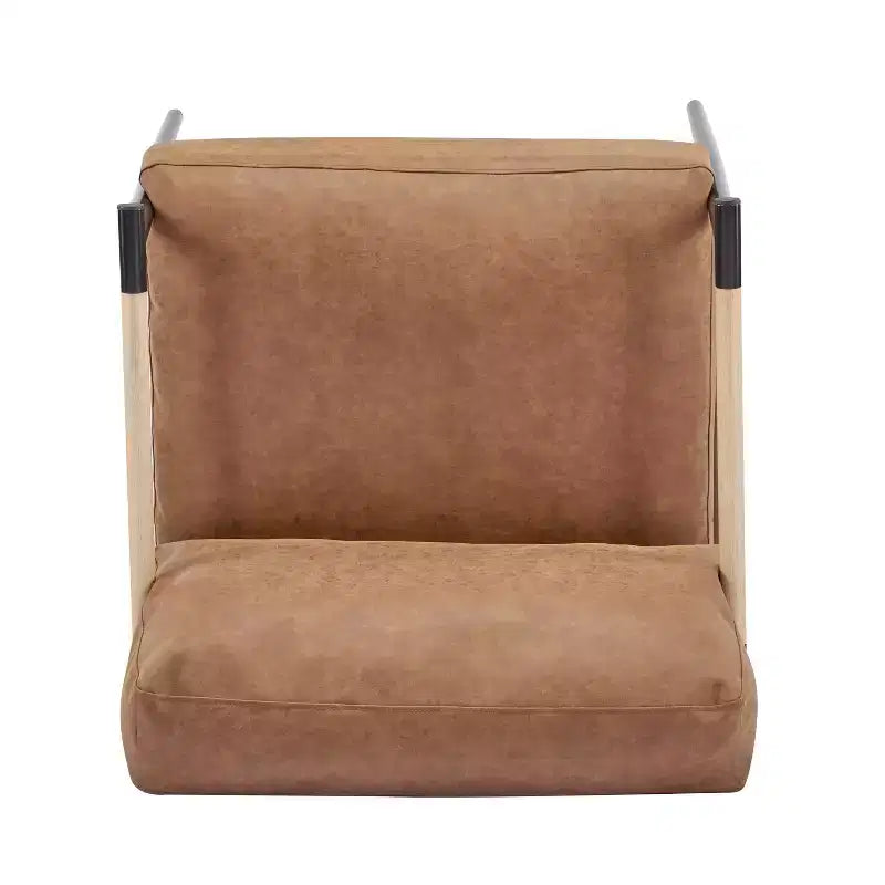 MAYEERTY 27.56 Modern Accent Chair, Plush Cushions Metal Frame, Living Room Office, Multi-Color