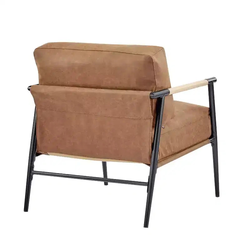 MAYEERTY 27.56 Modern Accent Chair, Plush Cushions Metal Frame, Living Room Office, Multi-Color