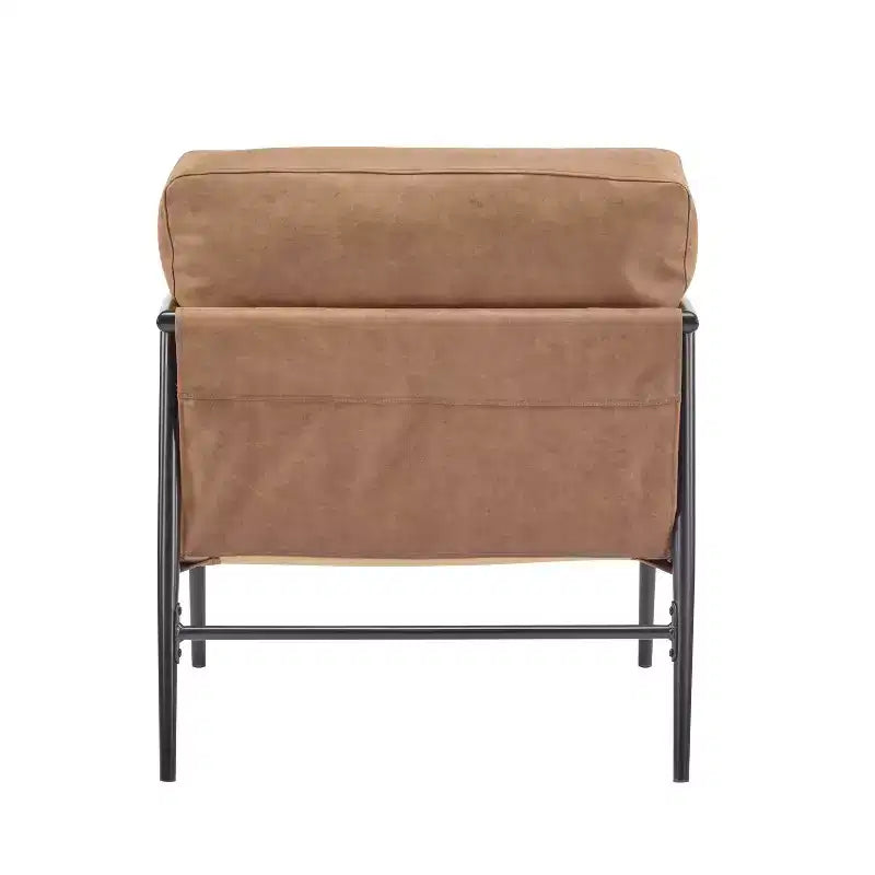 MAYEERTY 27.56 Modern Accent Chair, Plush Cushions Metal Frame, Living Room Office, Multi-Color
