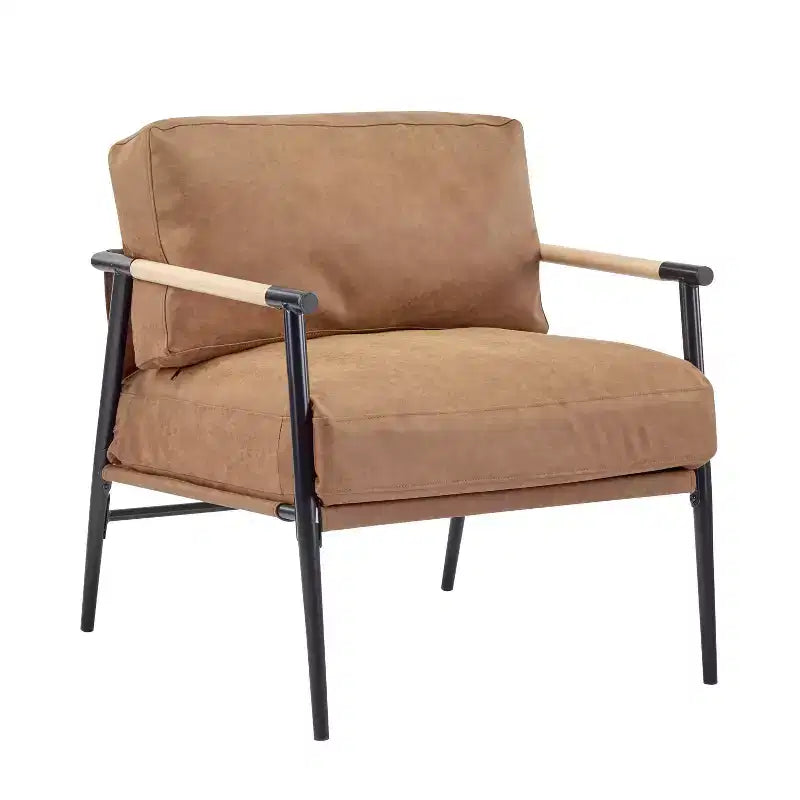 MAYEERTY 27.56 Modern Accent Chair, Plush Cushions Metal Frame, Living Room Office, Multi-Color