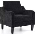 VINGLI Accent Chair for Living Room Chairs Reading Chair Mid Century Modern Chair Soft Chenille Sofa Chair Upholstered Arm Chair Comfy Side Chair
