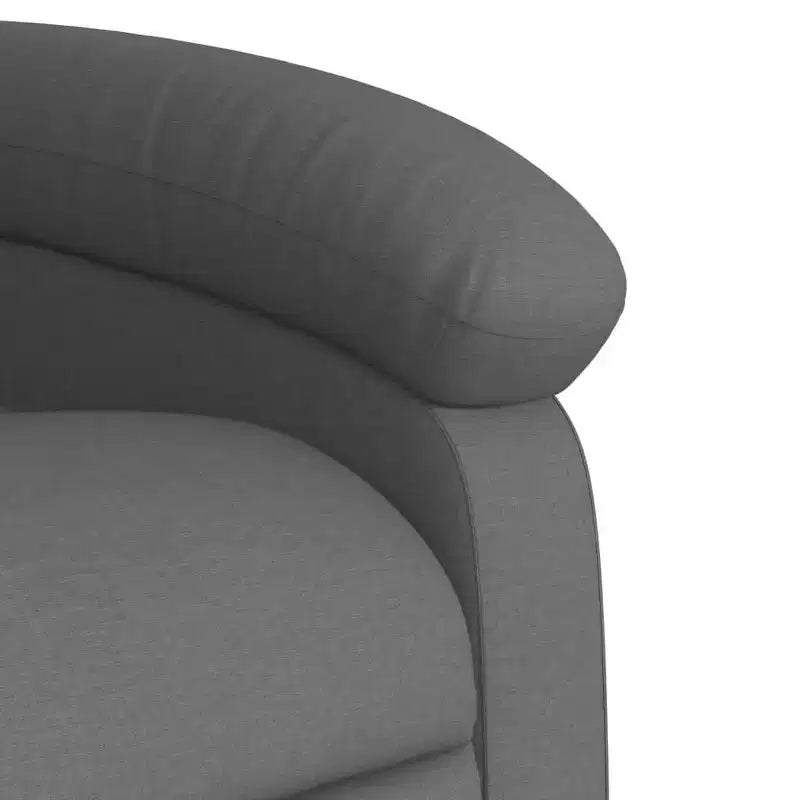 vidaXL Fauteuil inclinable de massage – Dossier inclinable manuel gris clair