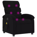 vidaXL Fauteuil inclinable de massage – Dossier inclinable manuel gris clair
