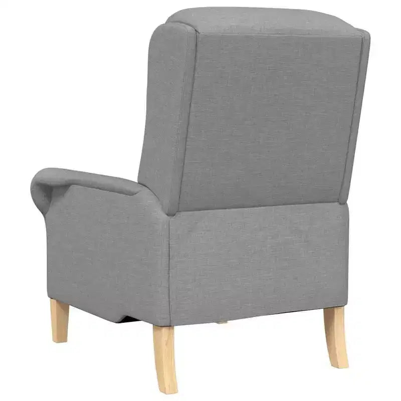 Fauteuil vidaXL Gris clair 76 x 94 x 102 cm en tissu