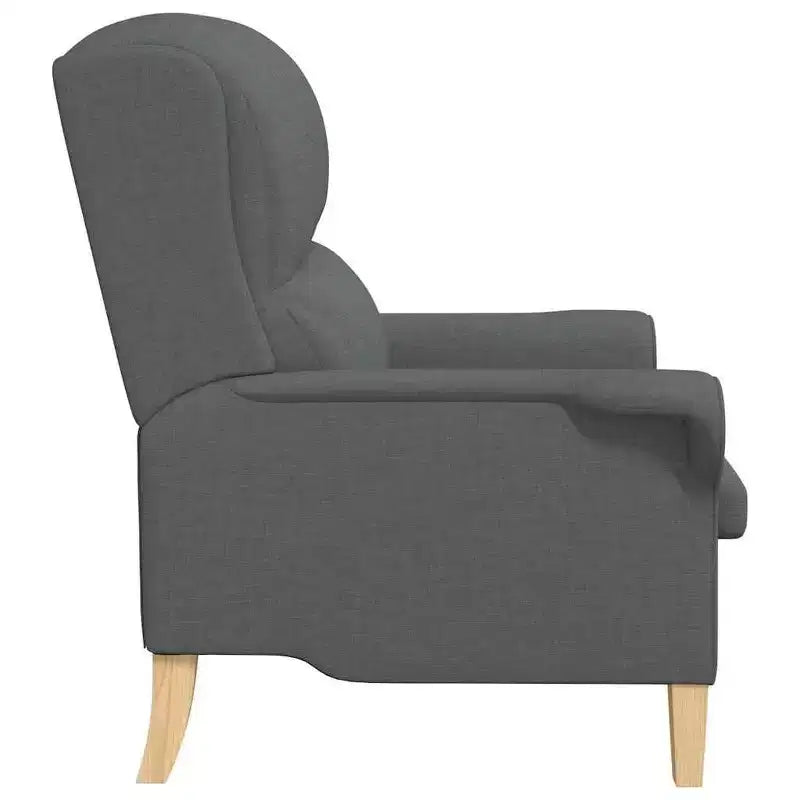 Fauteuil vidaXL Gris clair 76 x 94 x 102 cm en tissu