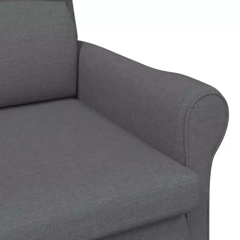Fauteuil vidaXL Gris clair 76 x 94 x 102 cm en tissu