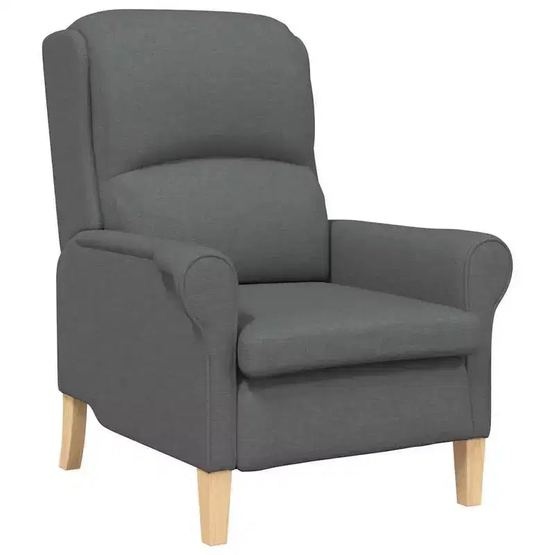 Fauteuil vidaXL Gris clair 76 x 94 x 102 cm en tissu