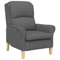 Fauteuil vidaXL Gris clair 76 x 94 x 102 cm en tissu