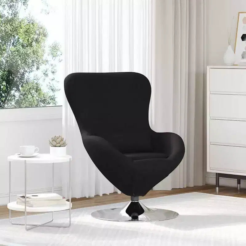 vidaXL Egg Chair Dark gray 63 x 73 x 90 cm fabric
