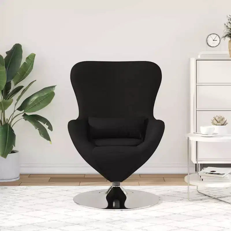 vidaXL Egg Chair Dark gray 63 x 73 x 90 cm fabric