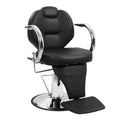 GustoWave Heavy Duty Barber Salon Chair, Hydraulic Reclining, 360 Swivel, Height Adjustable, 330 lbs Capacity, for Salon, Barbershop & Spa