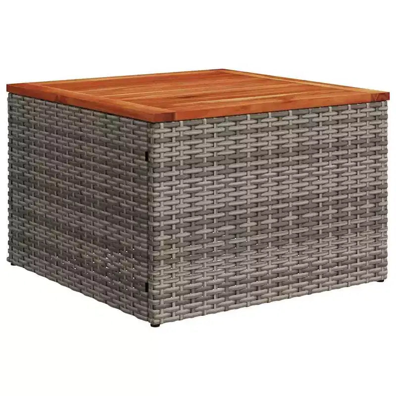 vidaXL Salon de jardin 10 pièces avec coussins résine tressée noire (États-Unis seulement)