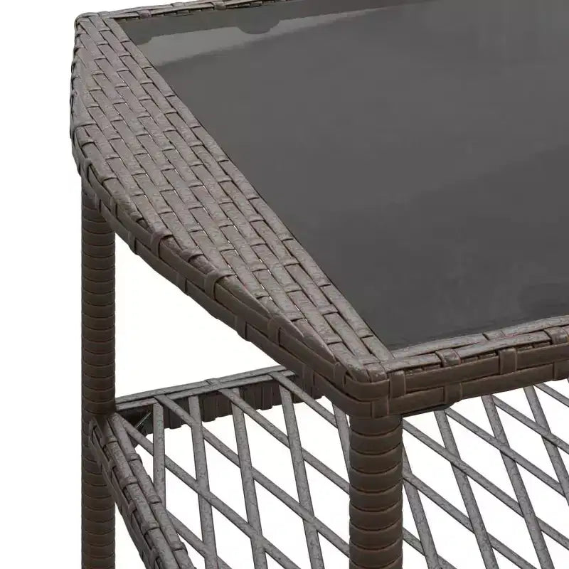 vidaXL Ensemble de canapés de jardin noir, blanc crème