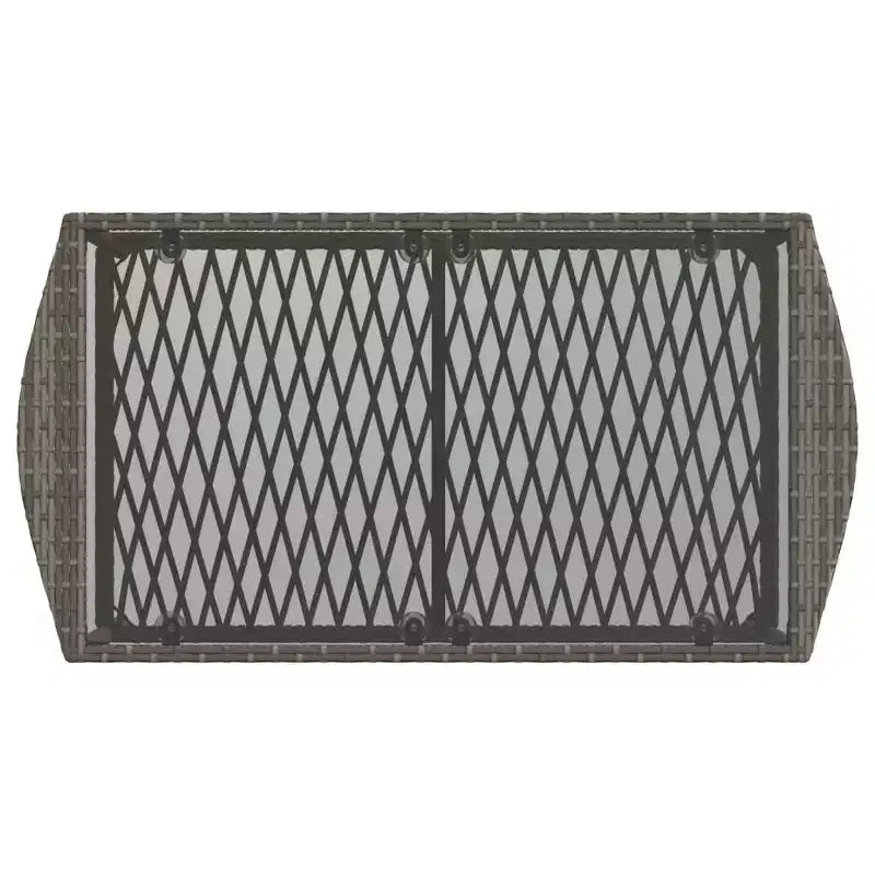 vidaXL Ensemble de canapés de jardin noir, blanc crème
