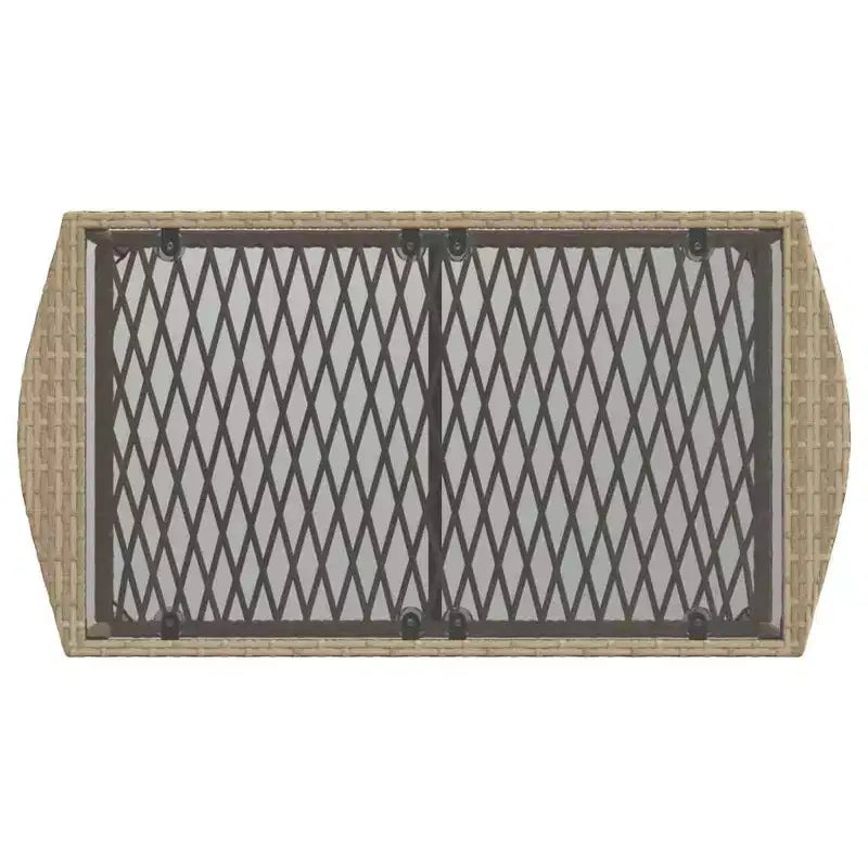 vidaXL Ensemble de canapés de jardin noir, blanc crème