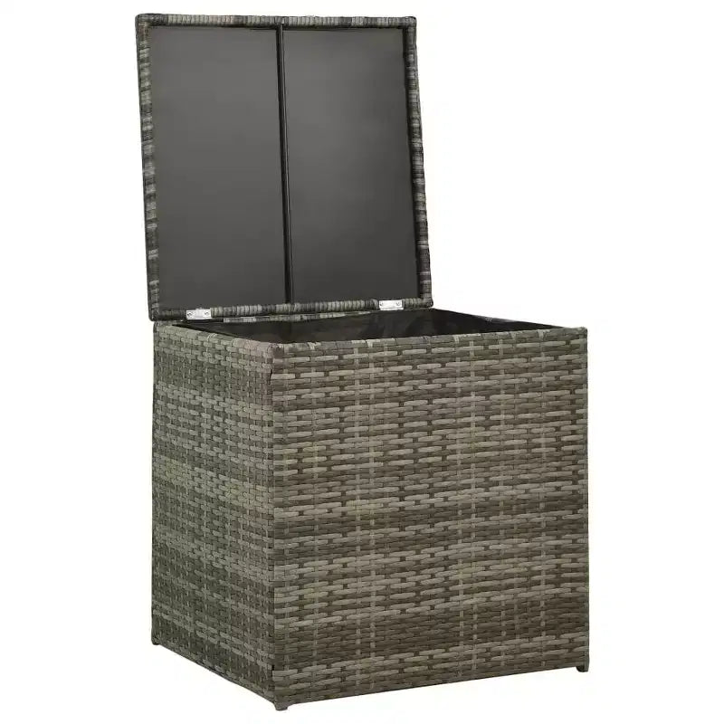 vidaXL Salon de jardin avec table basse et canapé en rotin, 4 pièces